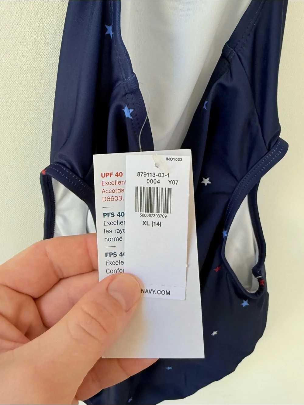 NWT Old Navy Printed Halter Side-Cutout One Piece Swimsuit for girls size 14 XL